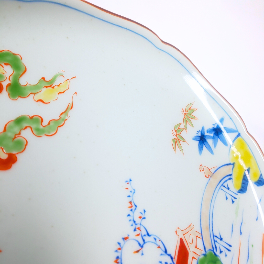 Assiette Arita ronde 19,5×3cm