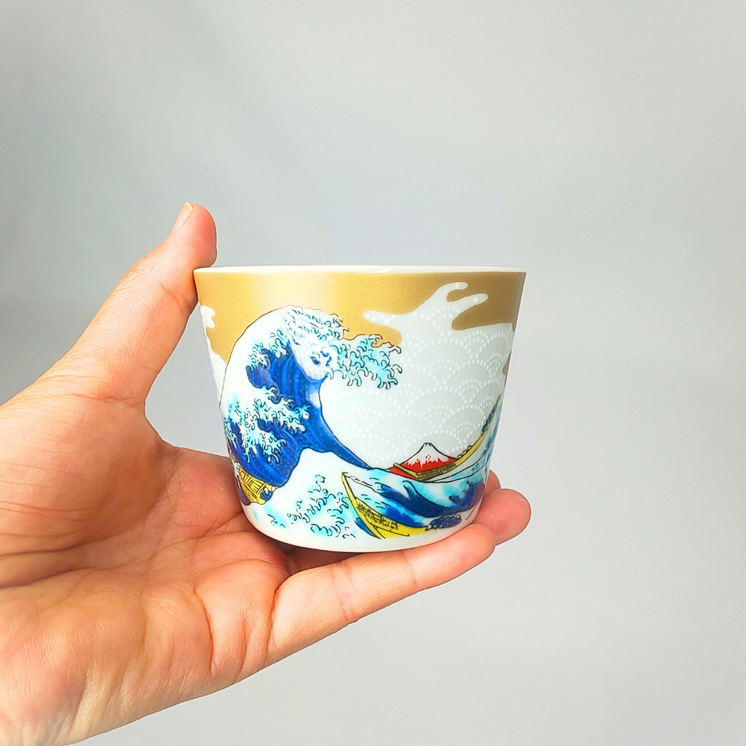 Tasse Kutani Hokusai