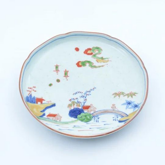 Assiette Arita ronde 19,5×3cm