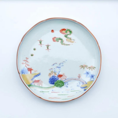Assiette Arita ronde 19,5×3cm