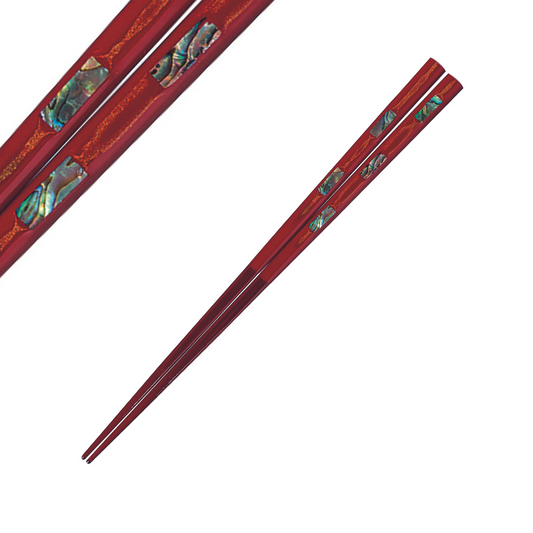 Baguettes Wakasa Coquillages Himé Rouges 21cm