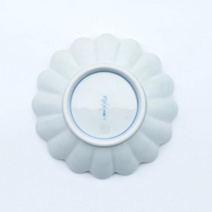 Assiette Arita Chrysanthème 18×4,5cm