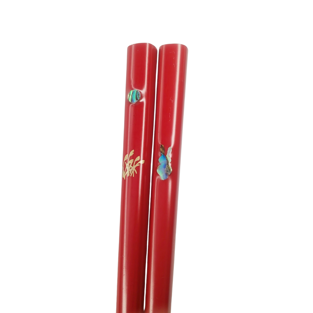 Baguettes Wakasa Coquillages Lapin Rouges 20,5cm