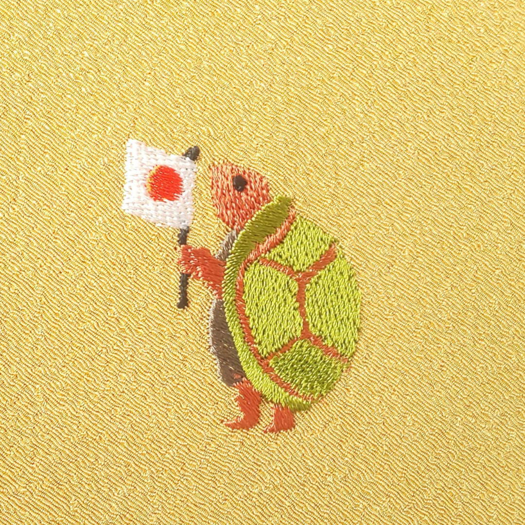 Furoshiki Chirimen 48×48 Petit Tortue