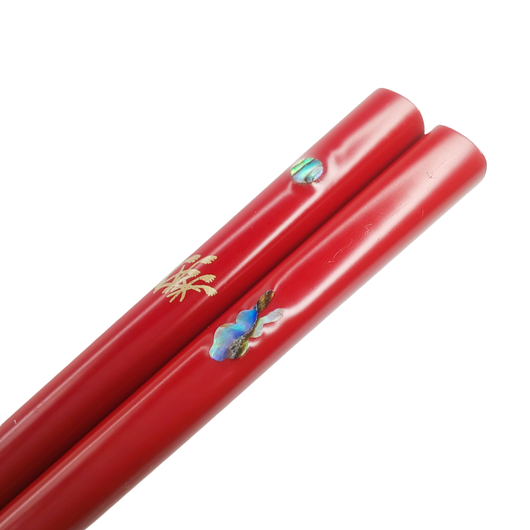 Baguettes Wakasa Coquillages Lapin Rouges 20,5cm