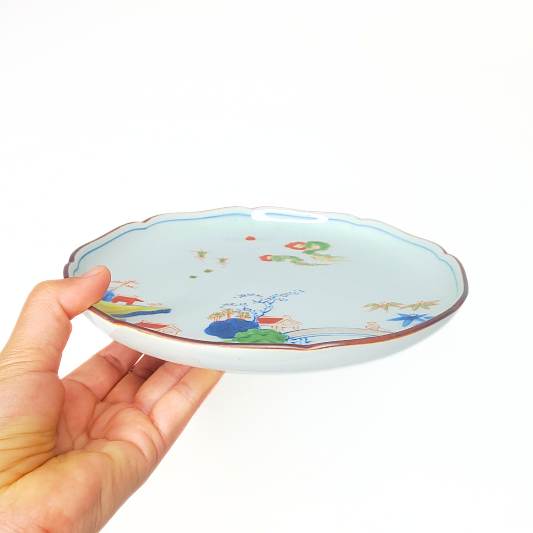 Assiette Arita ronde 19,5×3cm