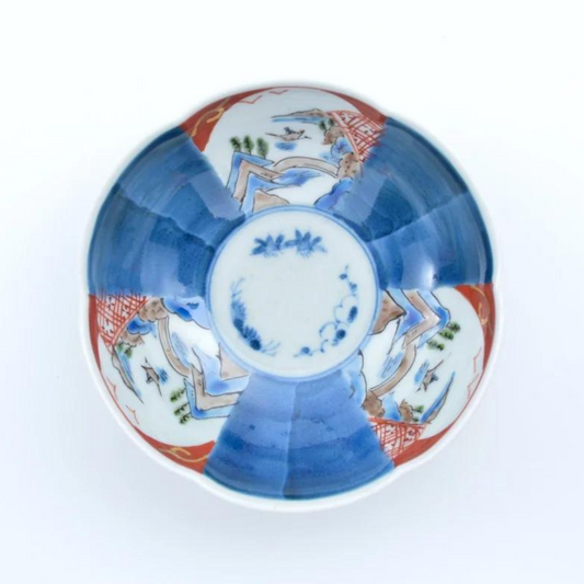 Bol Arita-yaki Shochikubai 15×5,5 cm – Bol japonais traditionnel en porcelaine