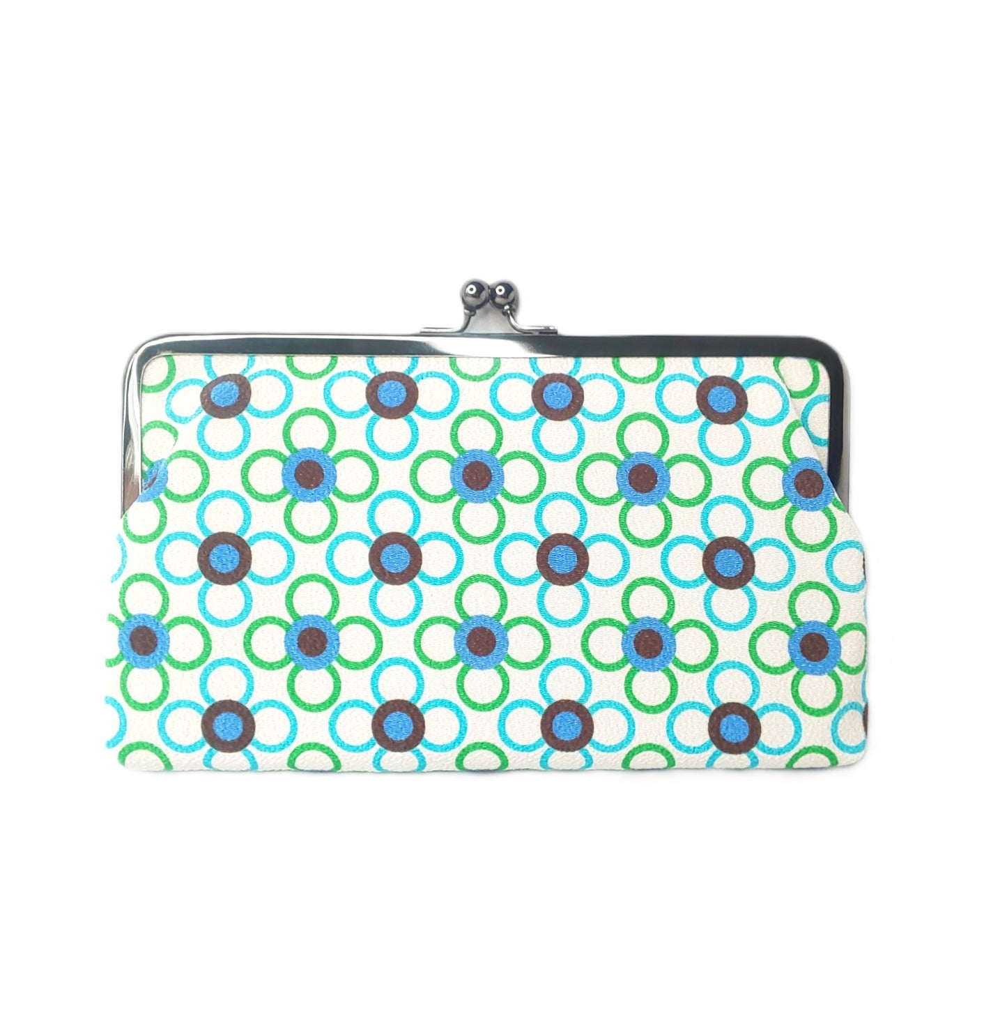 Pochette Chirimen Fleur Blue