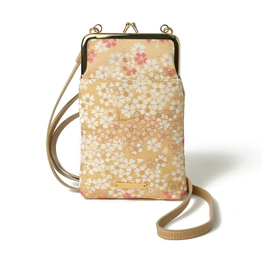 Sac à bandoulière Nishijin Sakura beige