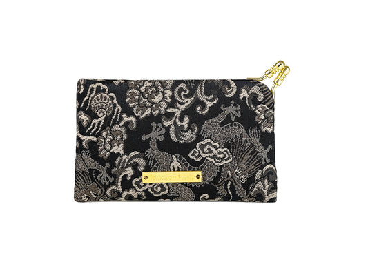 Porte-cartes et Portefeuille Nishijin Ryu Dragon – Portefeuille japonais en textile Nishijin-ori
