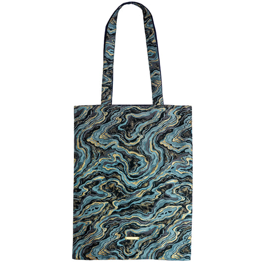 Sac fourre-tout Nishijin Marble – Sac japonais en textile Nishijin-ori