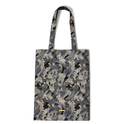 Sac fourre-tout Nishijin Nami Vague – Sac japonais en textile Nishijin-ori
