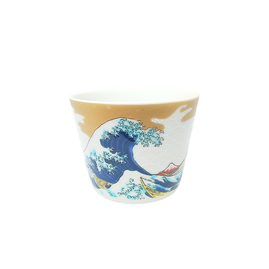 Tasse Kutani-yaki Hokusai – Tasse japonaise polyvalente en porcelaine