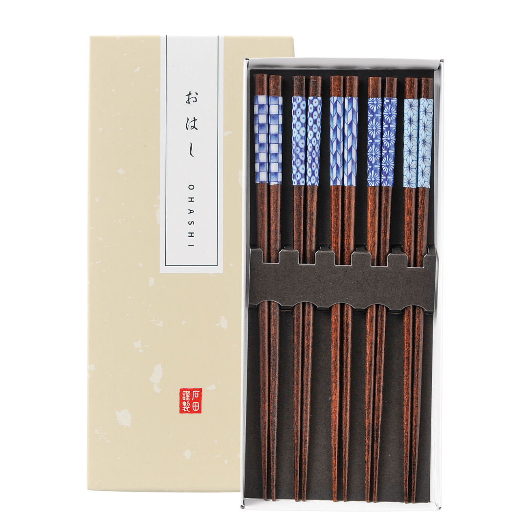 Coffret de baguettes Wakasa Indigo